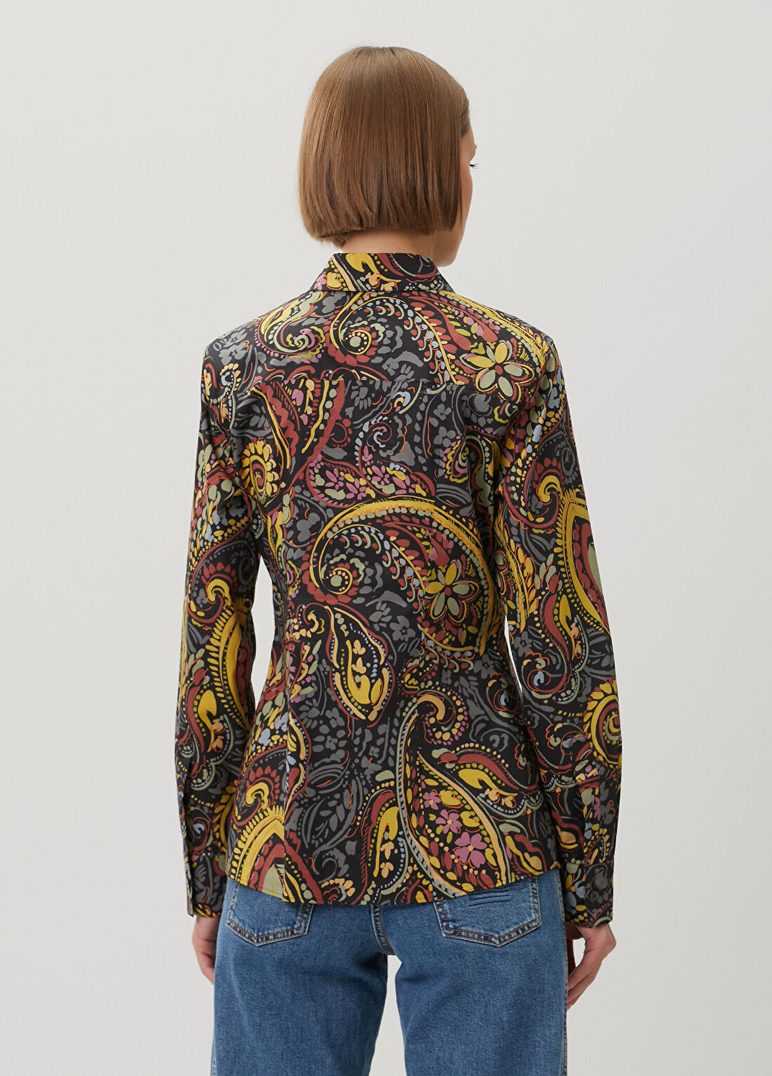 Etro Colorblocked Desenli Gömlek görsel 4