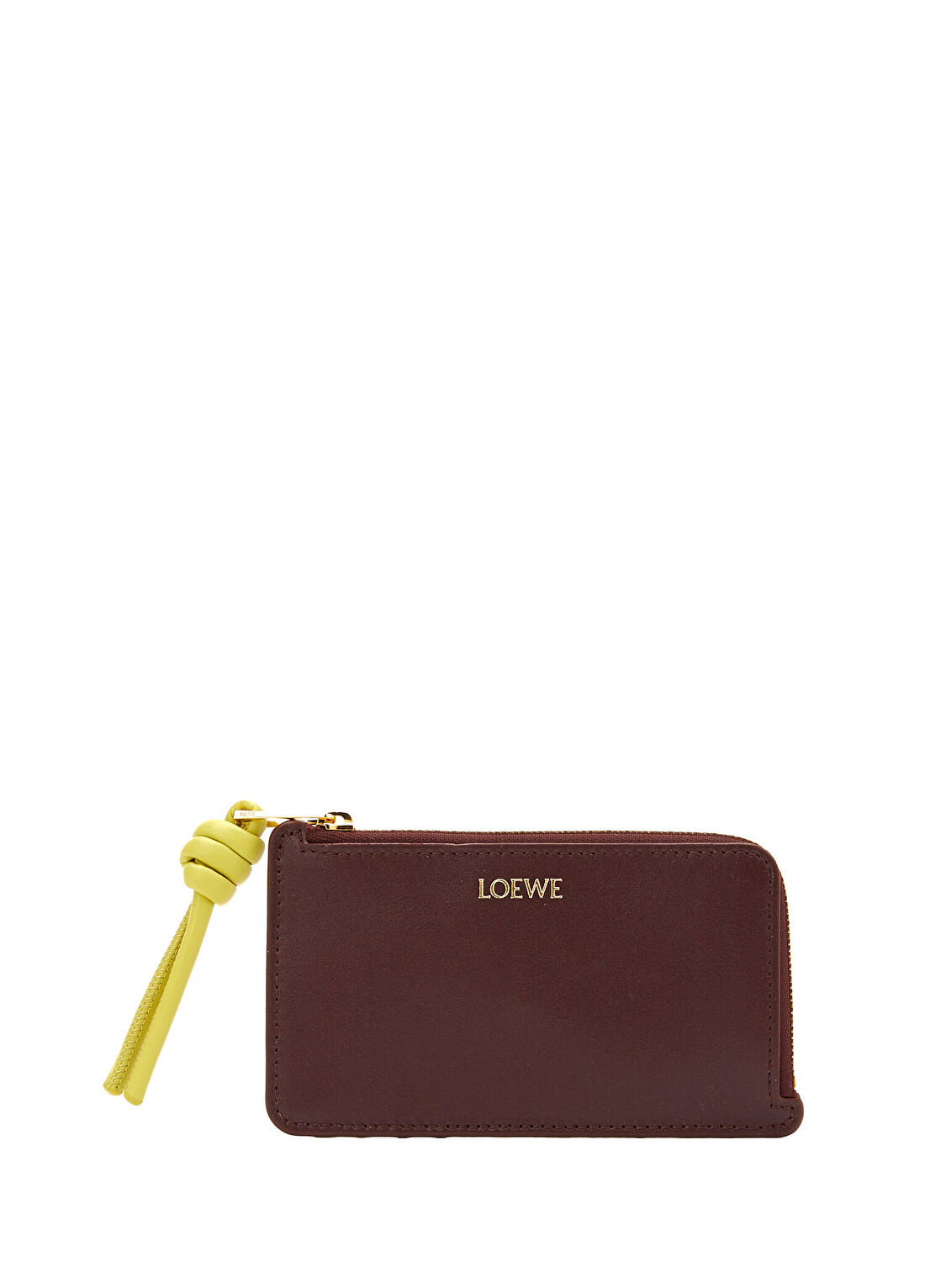 Loewe Koyu Bordo Kadın Deri Kartlık