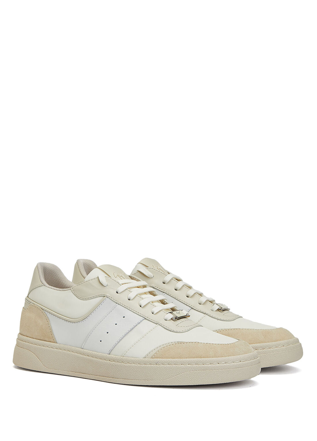 Giuseppe Zanotti Bej Erkek Deri Sneaker görsel 2