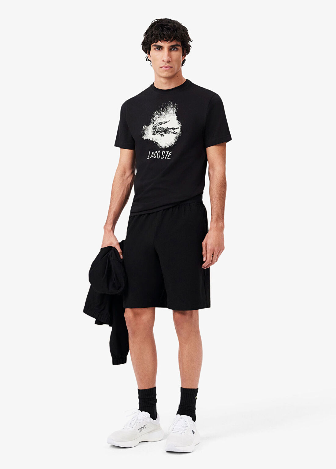 Lacoste Siyah Regular Fit Erkek Şort