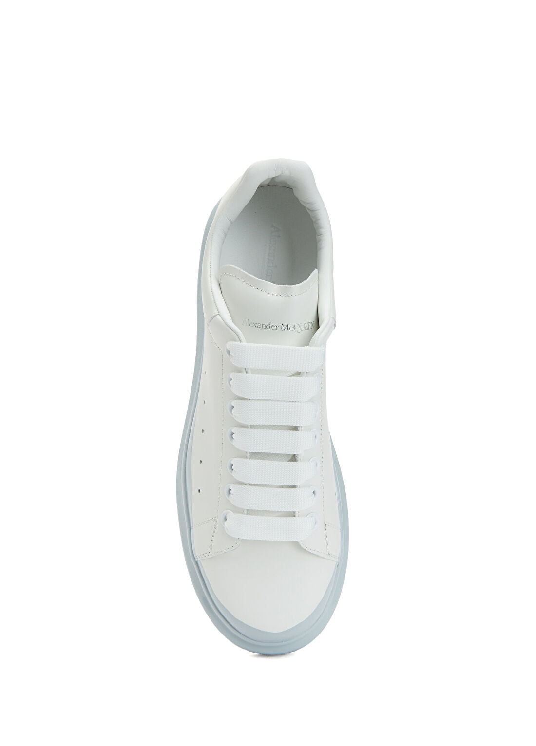 McQueen Oversized Mavi Beyaz Erkek Deri Sneaker görsel 4