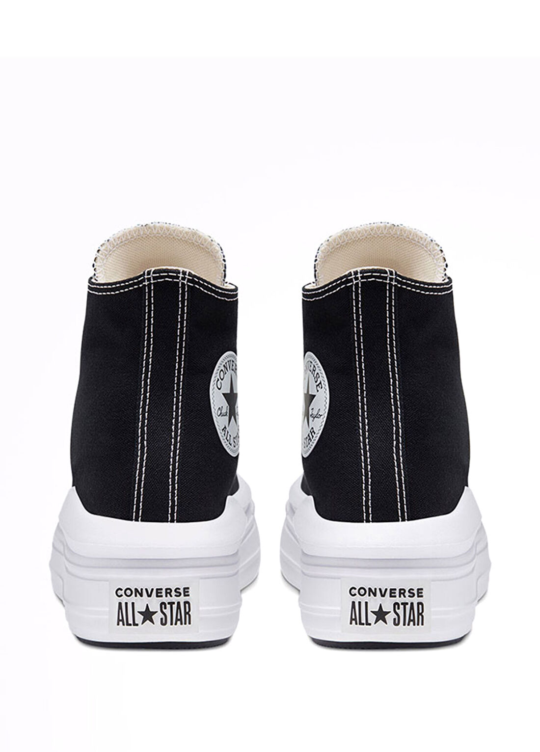 Converse Chuck Taylor All Star Move Siyah Unisex Platform Sneaker görsel 3