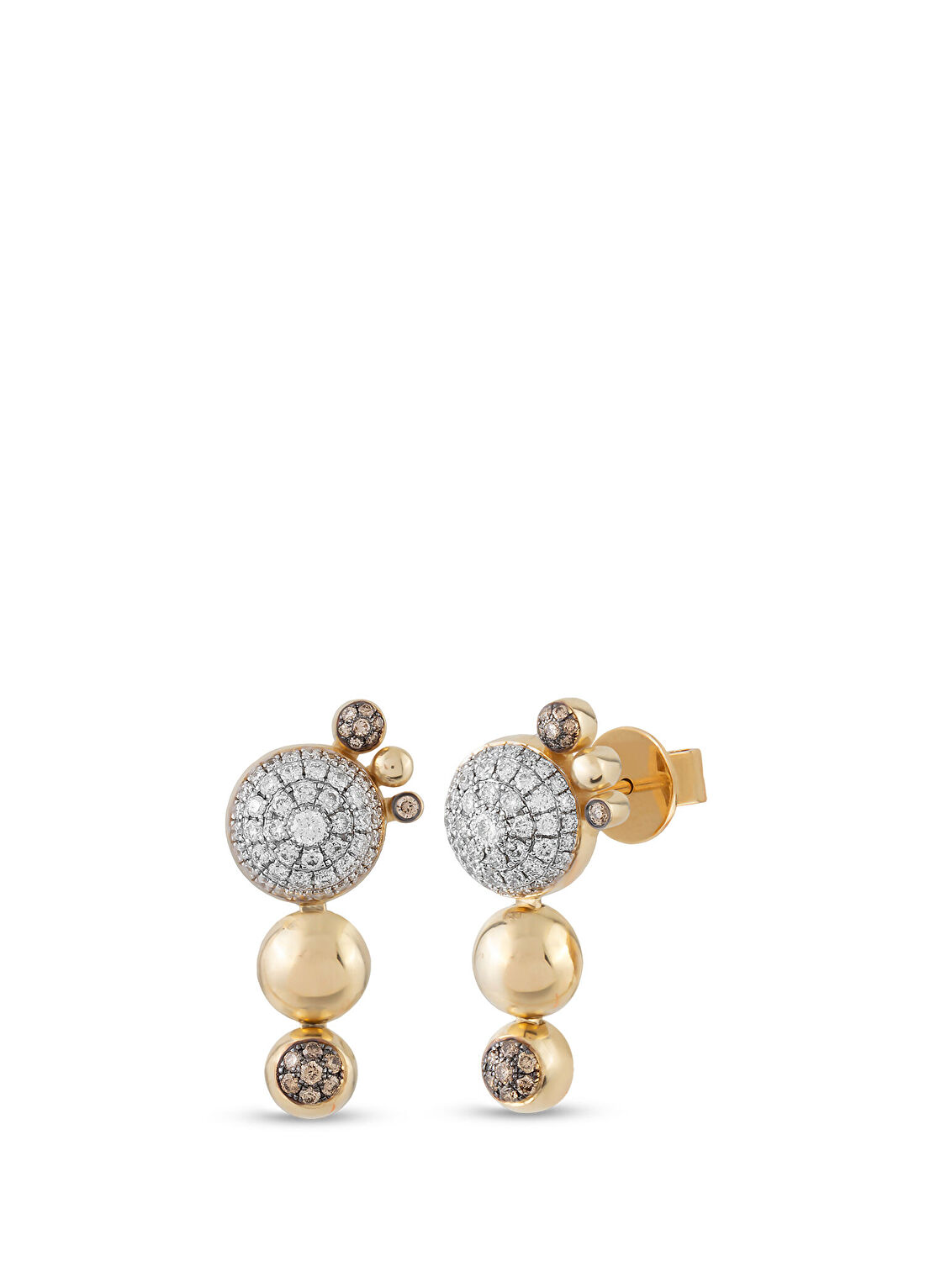 Rita Fine Jewelry Bubble Glow Drop Kadın Altın Küpe