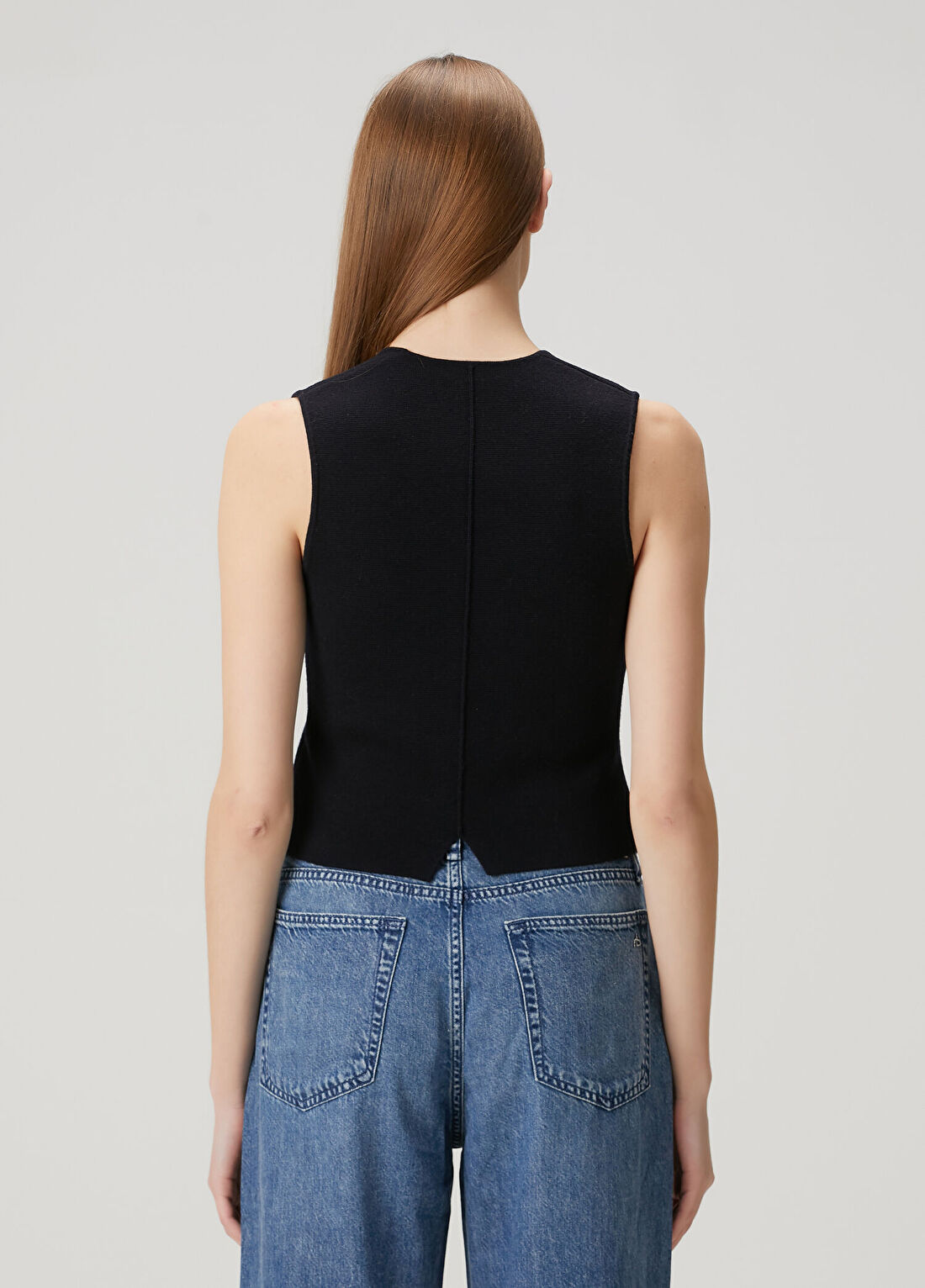 Rag&Bone Portia Lacivert Yelek görsel 4