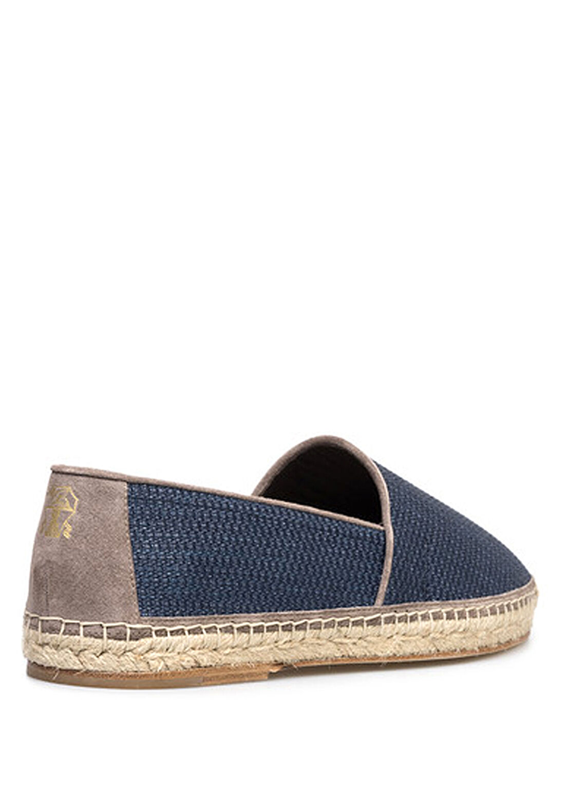 Brunello Cucinelli Lacivert Erkek Deri Espadril görsel 3