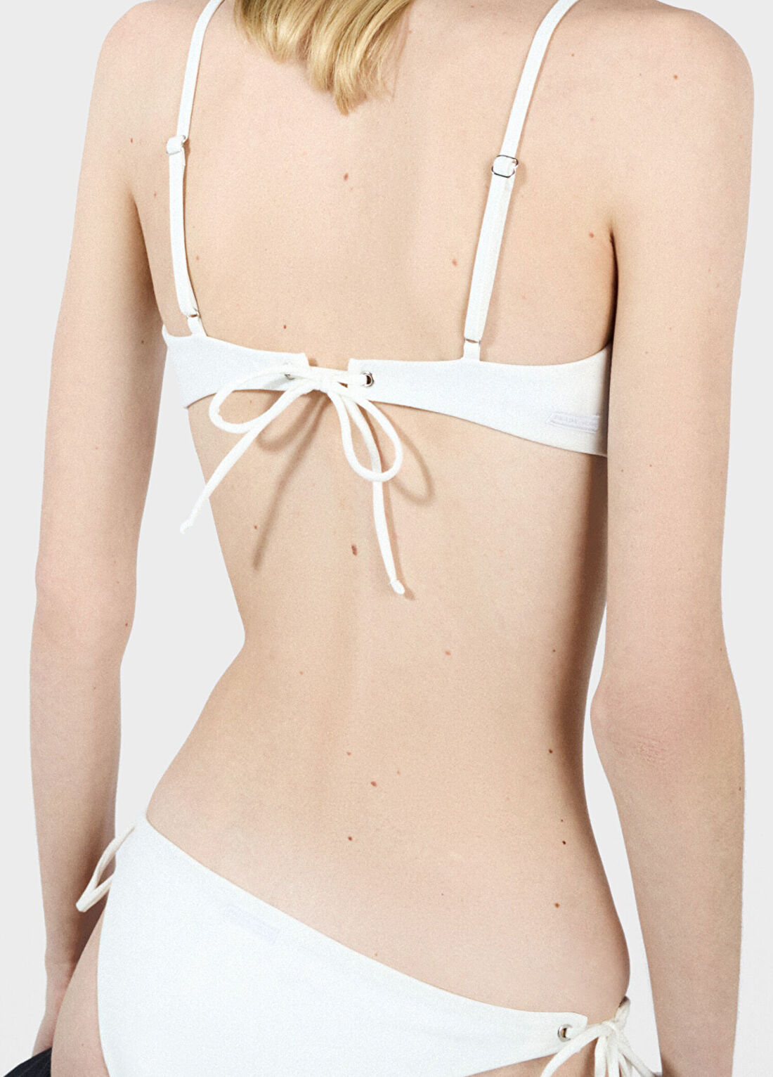 Prada Beyaz Streç Jarse Kadın Bikini Altı görsel 4