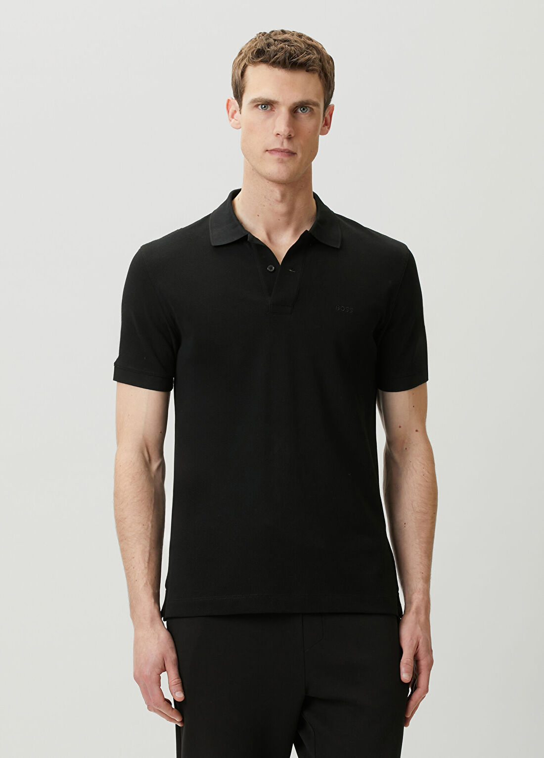 Boss Siyah Polo T-shirt