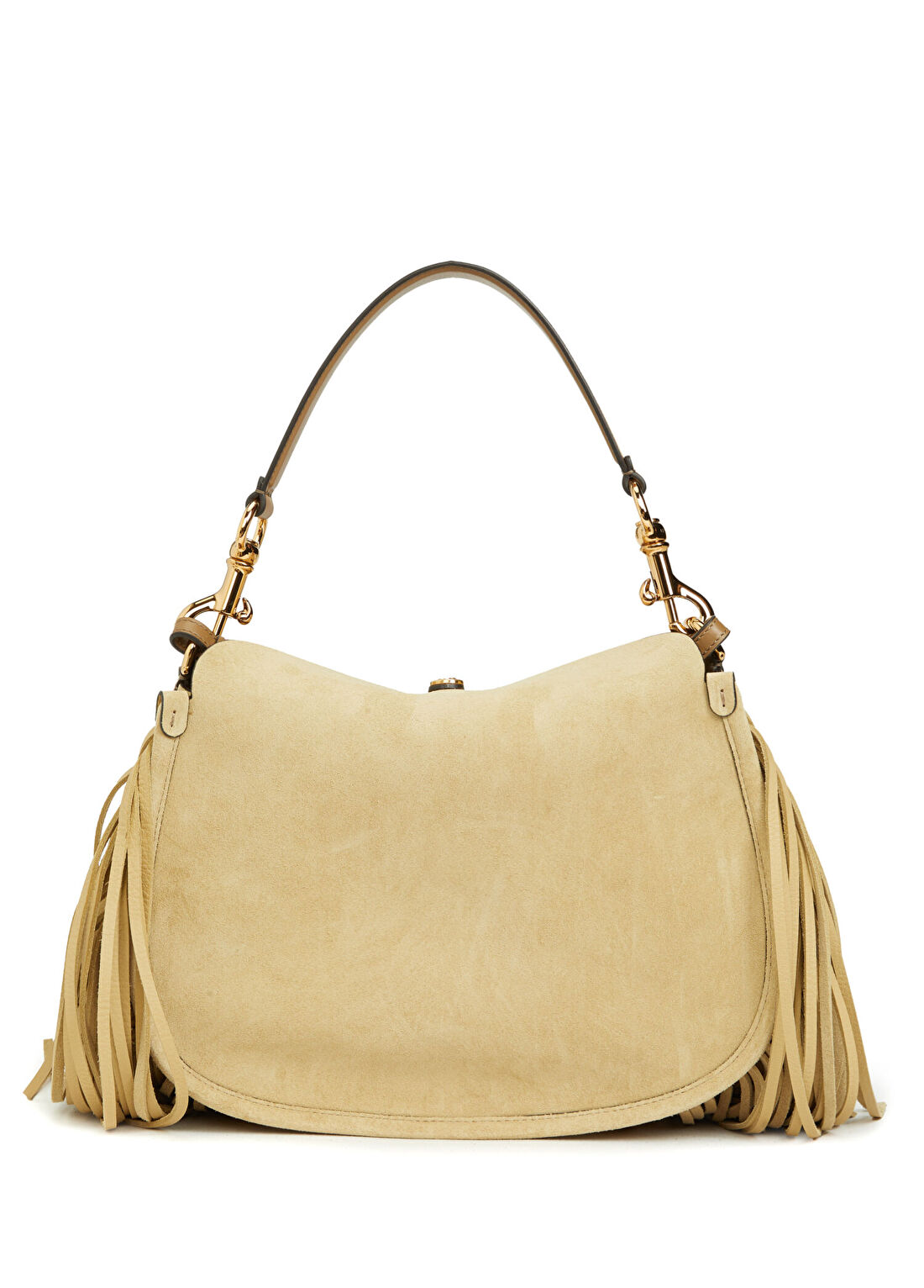 Etro Camel Kadın Süet Çanta görsel 4