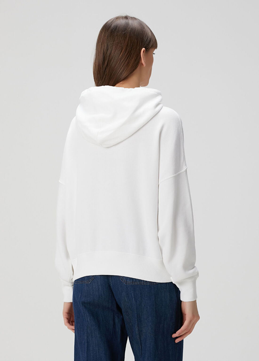 Polo Ralph Lauren Beyaz Kapüşonlu Sweatshirt görsel 4