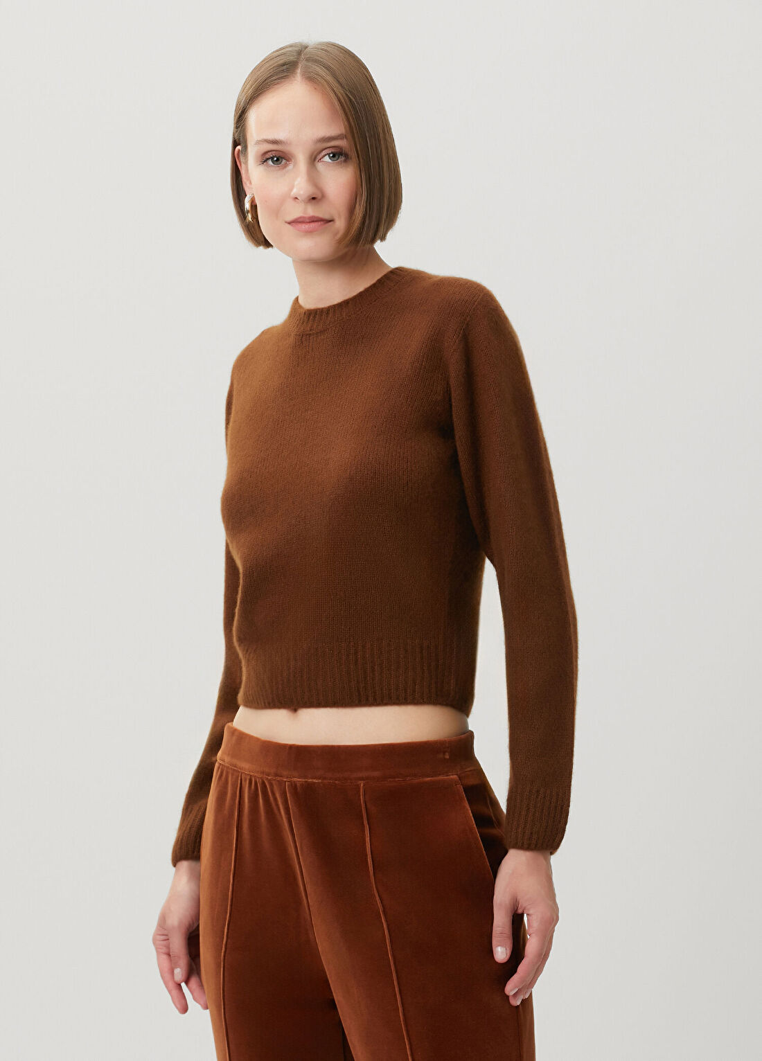 Tom Ford Kahverengi Kaşmir Triko görsel 3