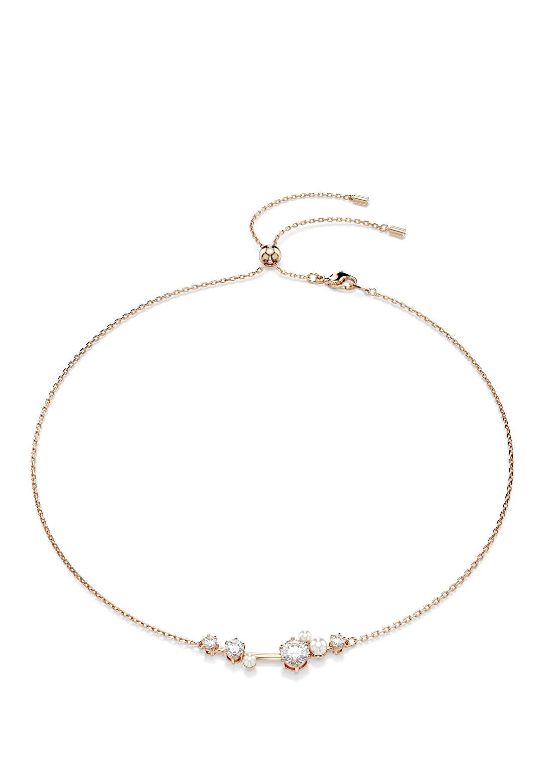 Swarovski Constella Necklace Bar Whıte Ros Rose Gold Kaplama Kadın Kolye 5729504