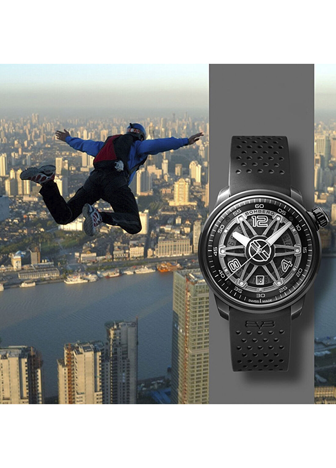 Bomberg BB-CT43APBA21111 Siyah Erkek Kol Saati görsel 3