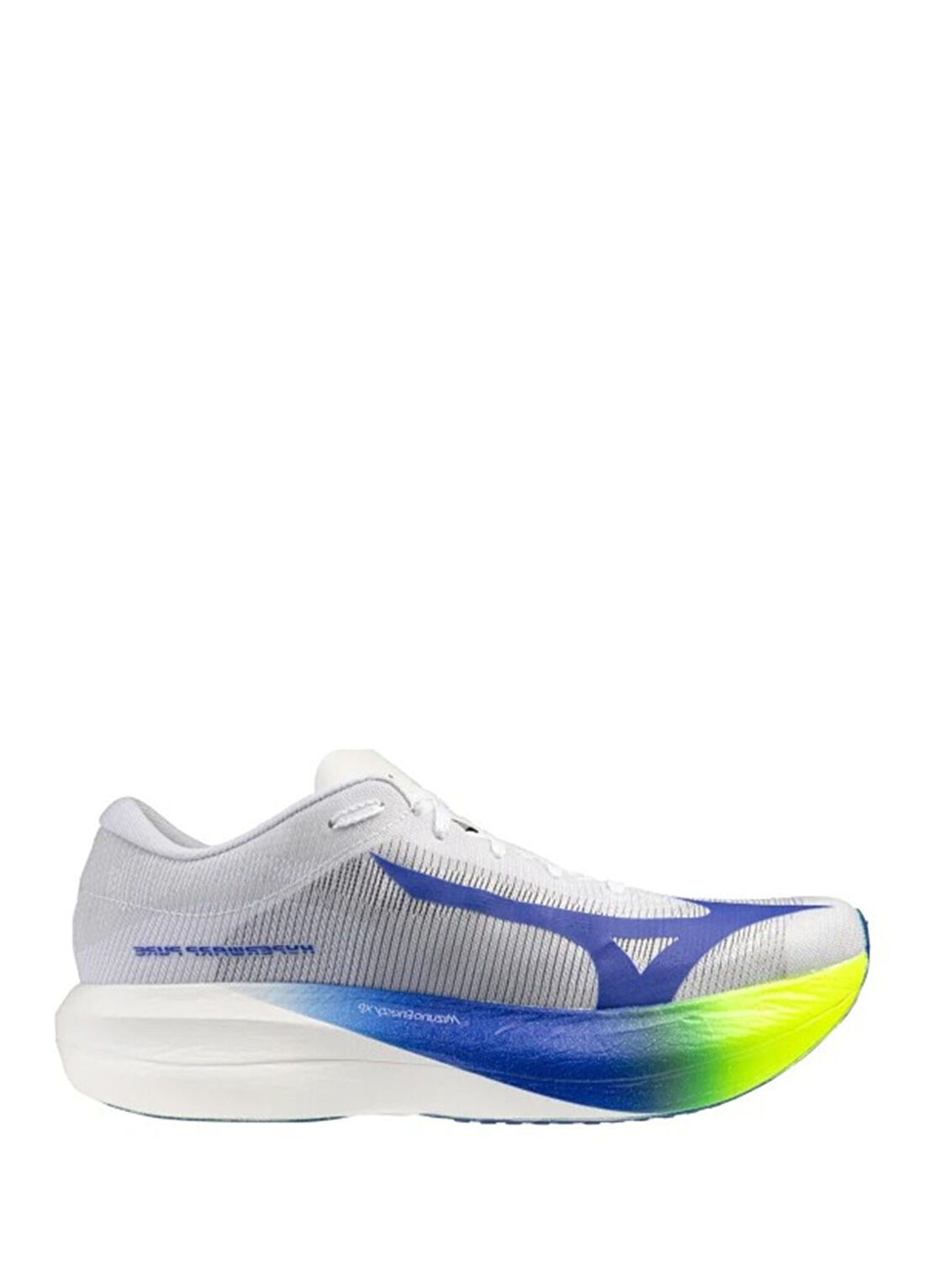 Mizuno Hyperwarp Pure Gri Mavi Erkek Koşu Ayakkabısı