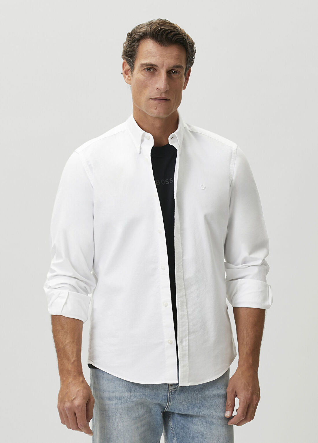 Boss Regular Fit Beyaz Gömlek