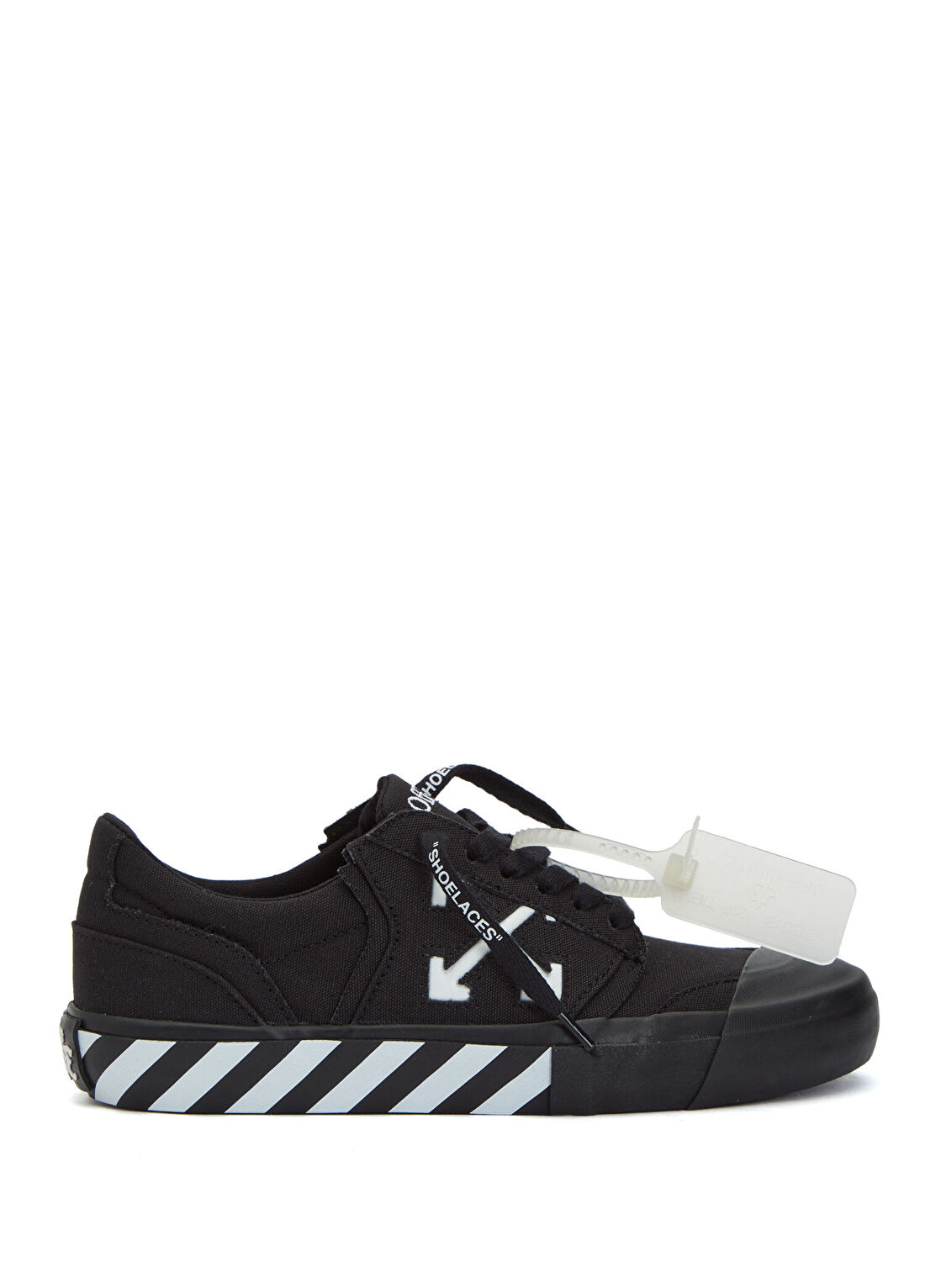 Off-White Vulc Siyah Kadın Kanvas Sneaker