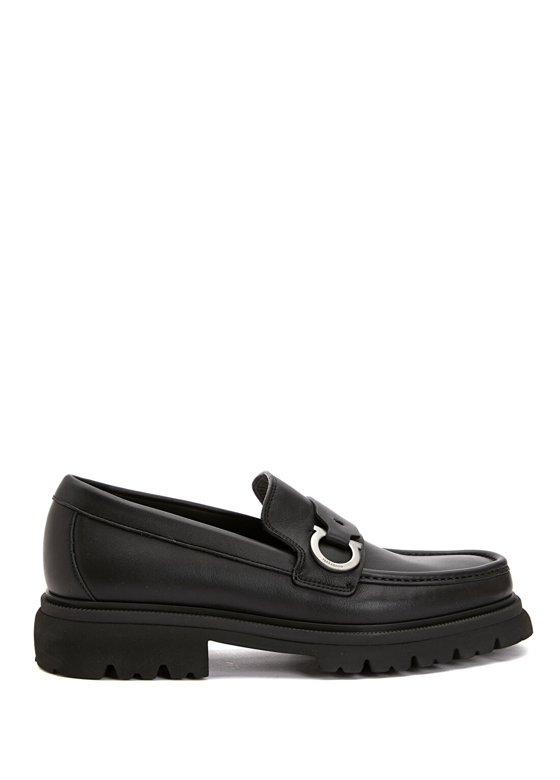 Ferragamo Bleecker Siyah Erkek Deri Loafer
