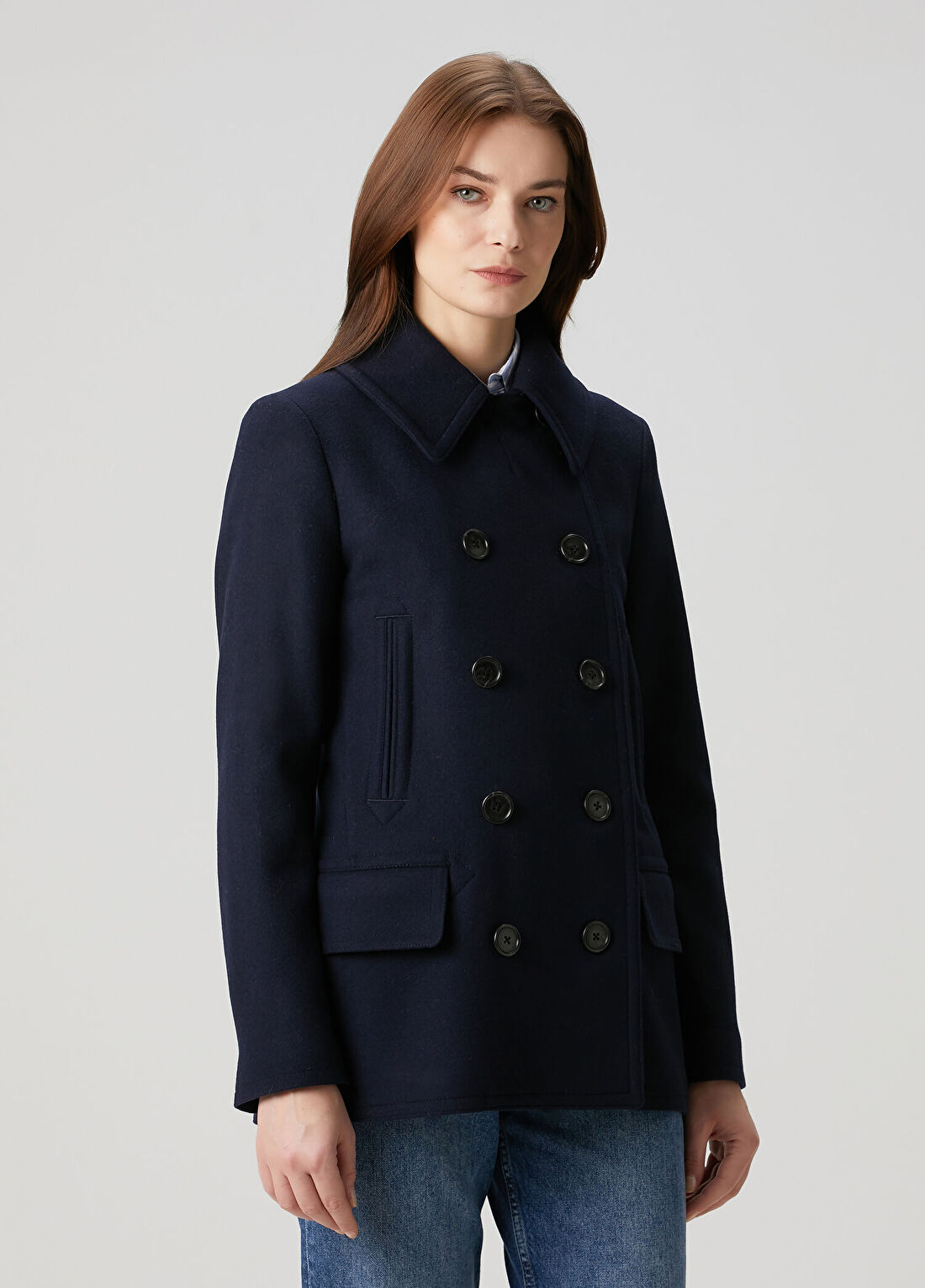 Polo Ralph Lauren Lacivert Yün Ceket görsel 3