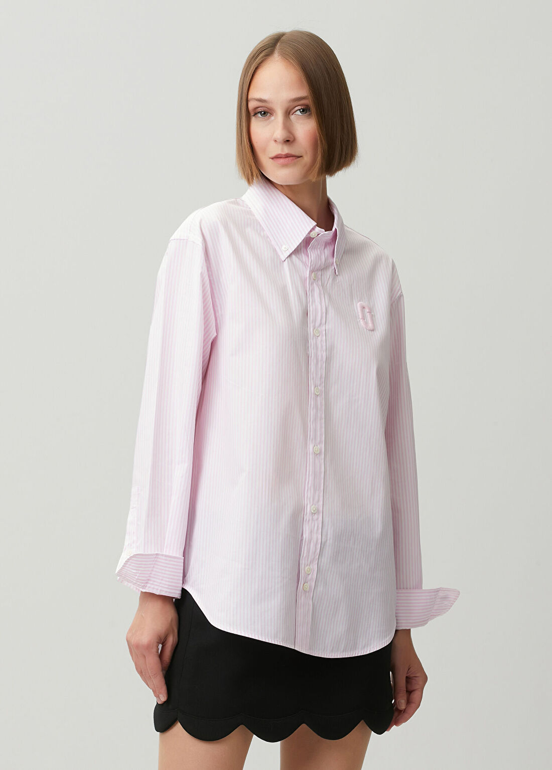 Marc Jacobs Pembe Çizgili Poplin Gömlek