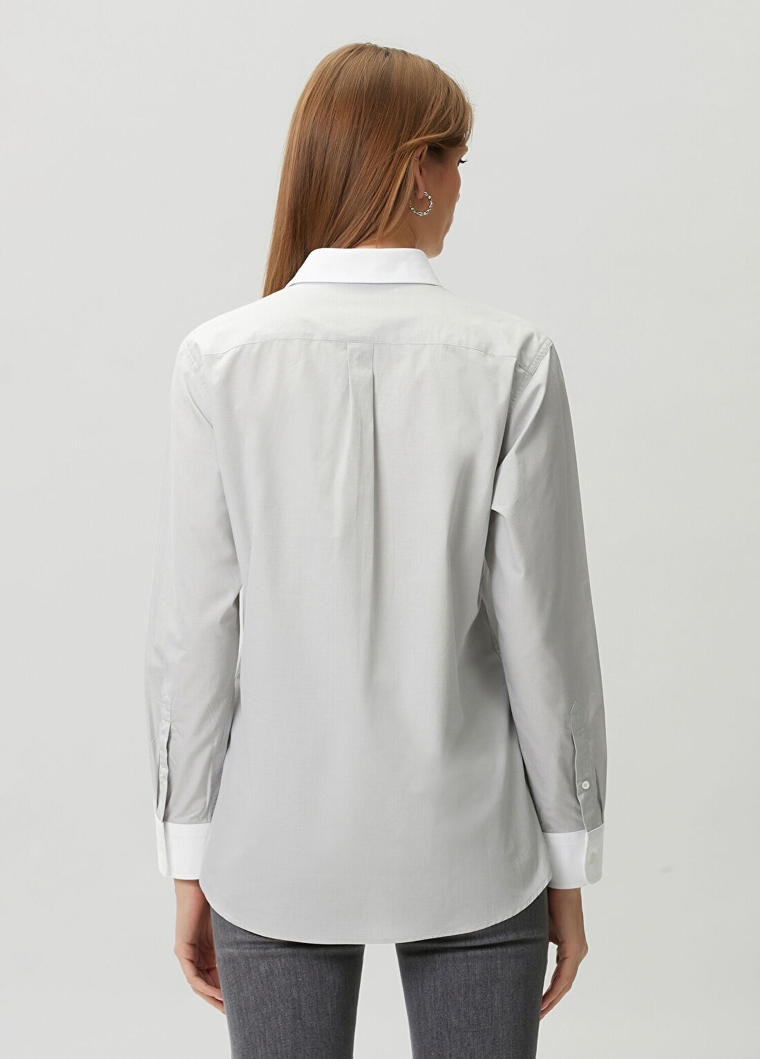 A.P.C. Açık Gri Gömlek görsel 4