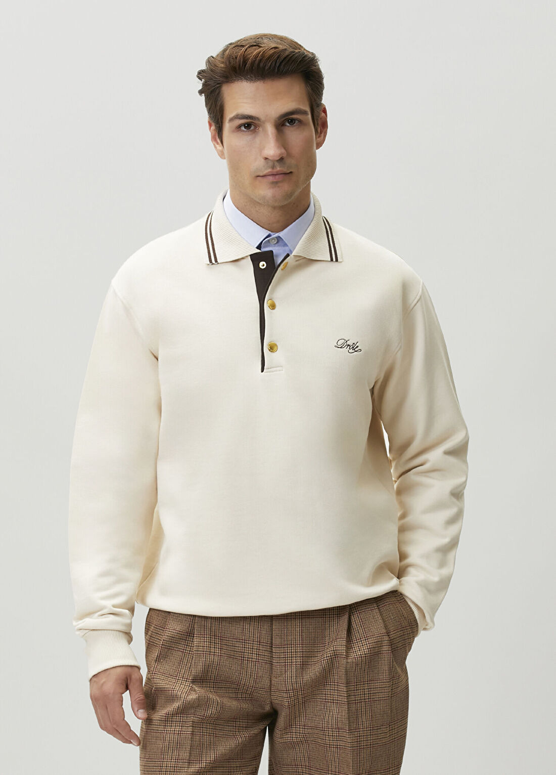 Drôle De Monsieur Beyaz Sweatshirt
