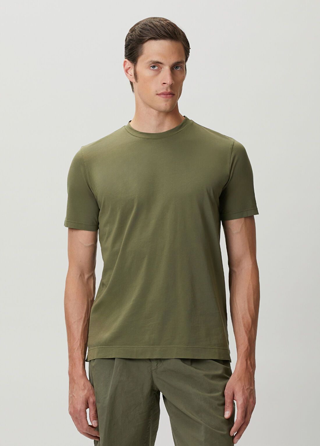 Boglioli Haki Basic T-shirt
