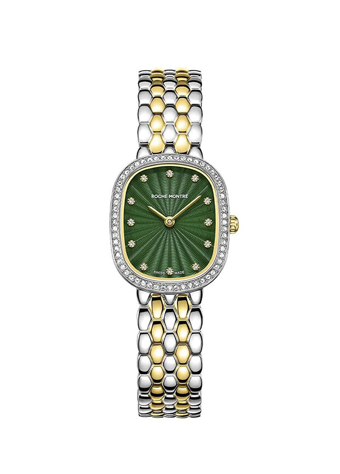 Roche Montre RML3002-02 Altın Rengi Metalik Gri Çelik Kadın Kol Saati