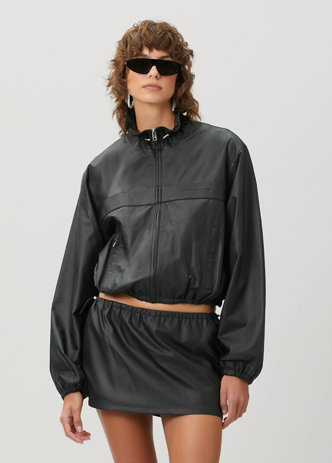 Alexander Wang Siyah Deri Ceket