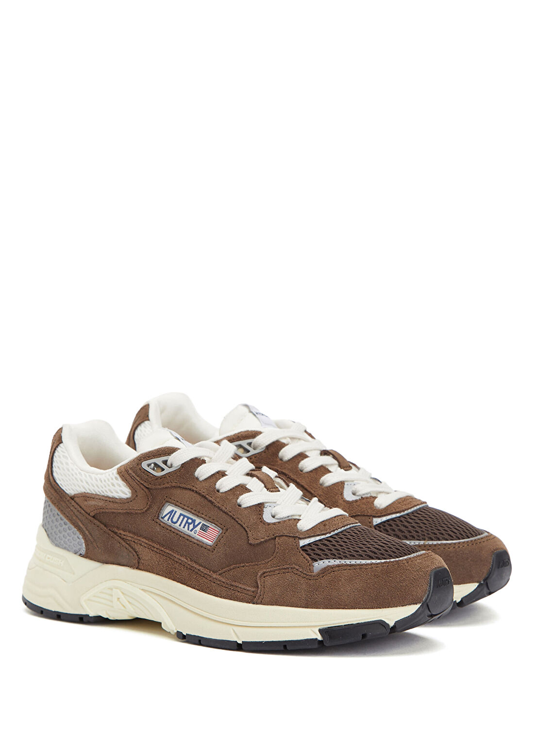 Autry Hyperway Kahverengi Kadın Deri Sneaker görsel 2