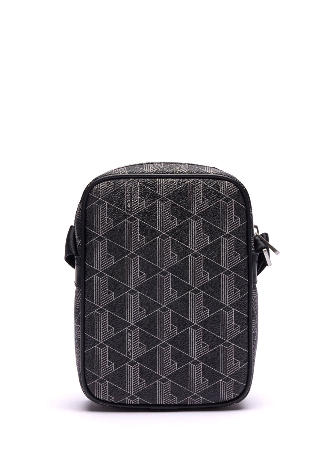 Lacoste The Blend Monogram Siyah Erkek Postacı Çantası görsel 4