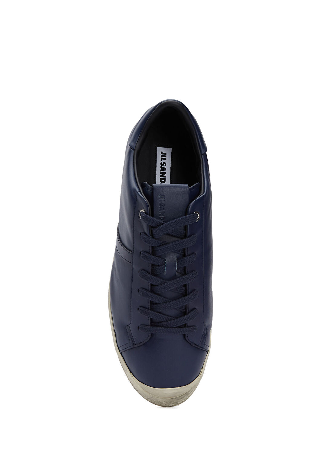 Jil Sander Lacivert Erkek Deri Sneaker görsel 4