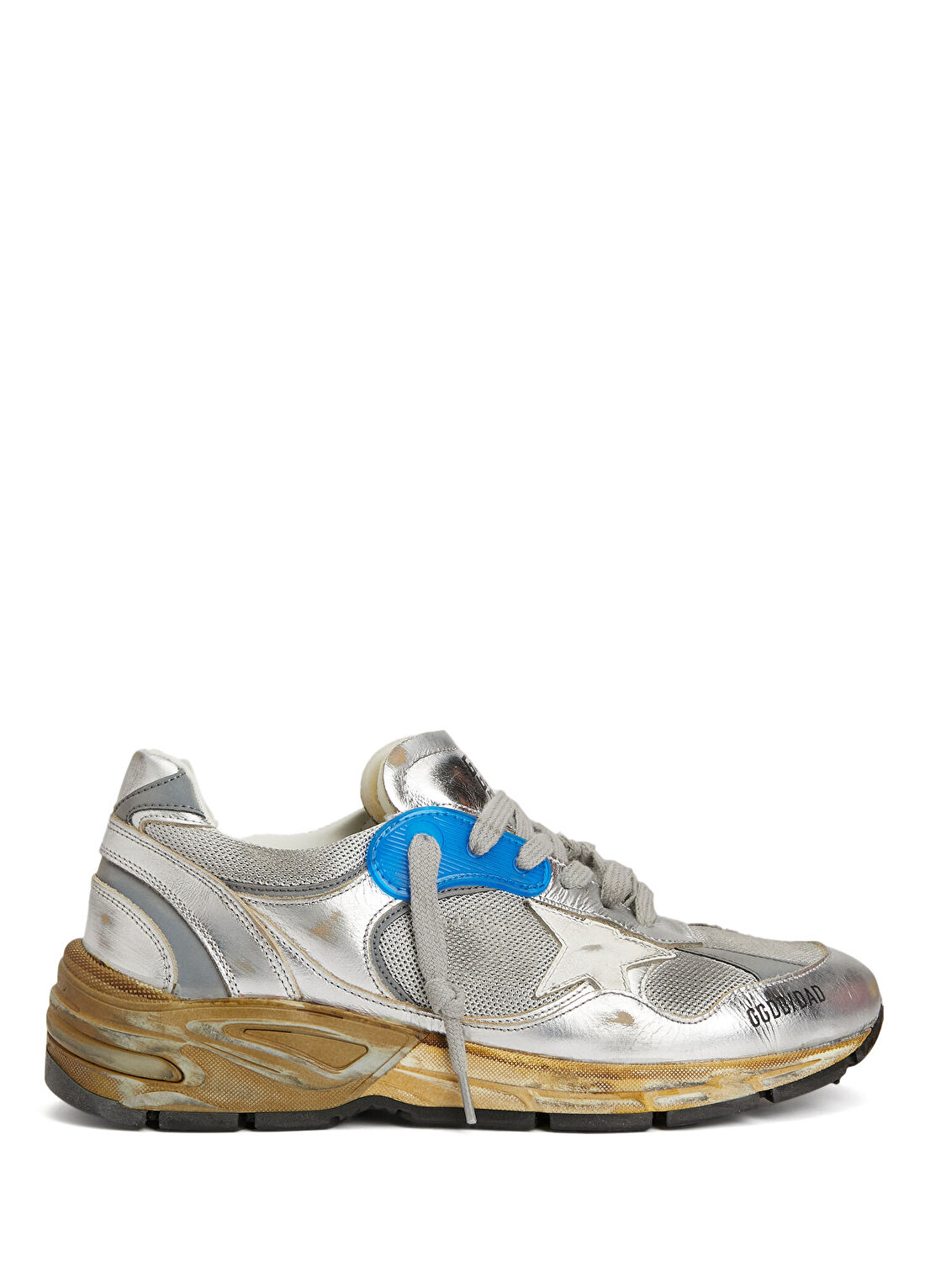 Golden Goose Dad-Star Silver Kadın Deri Sneaker