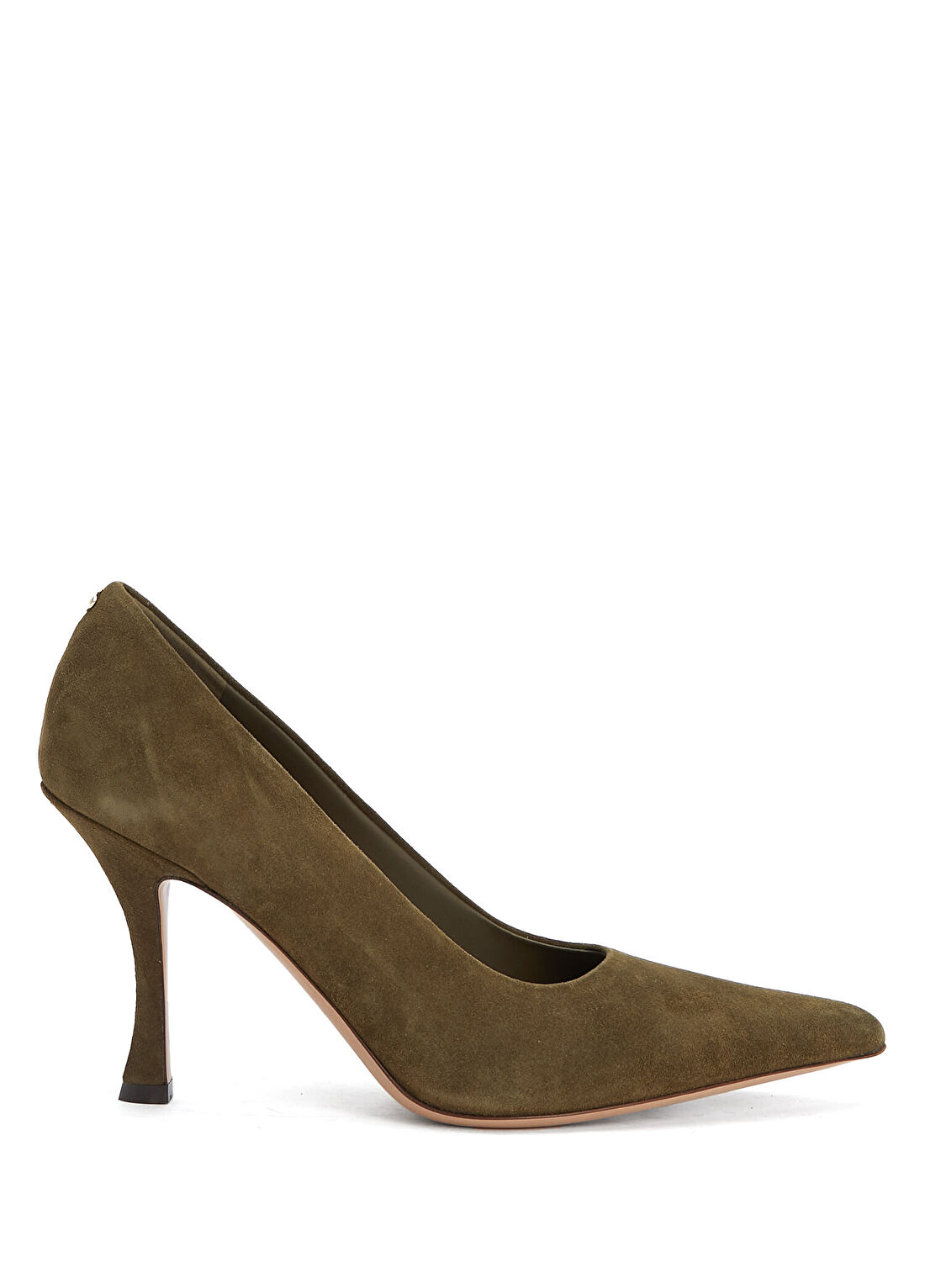 Ferragamo Elydea Haki Süet Stiletto