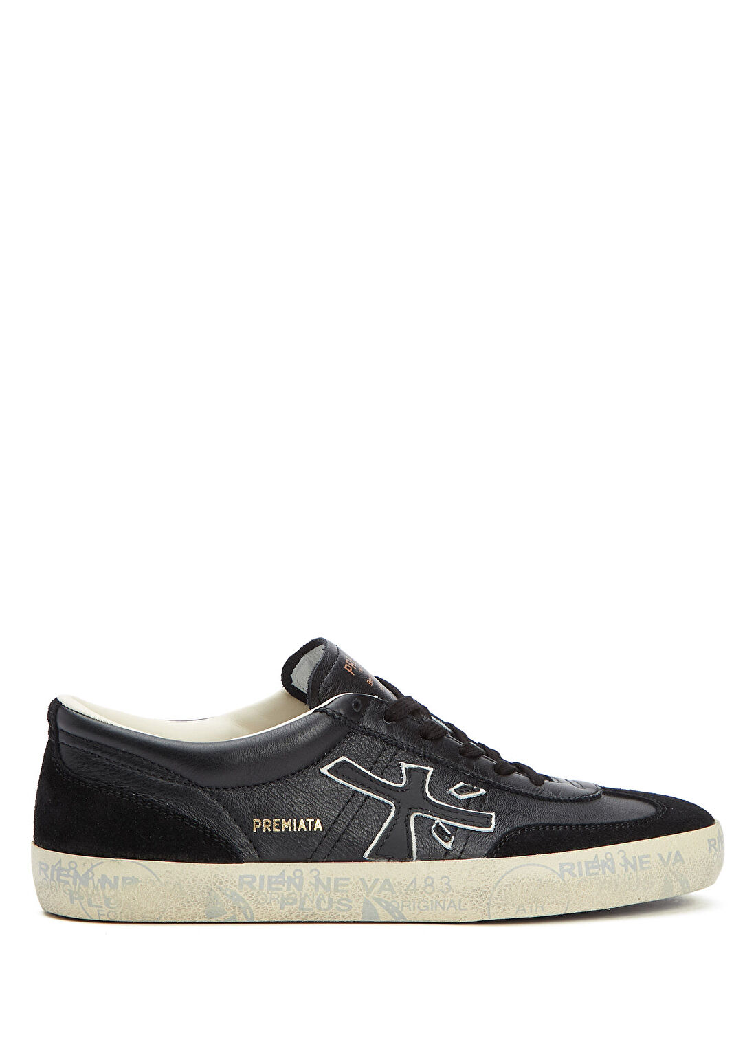 Premiata David Siyah Kadın Deri Sneaker