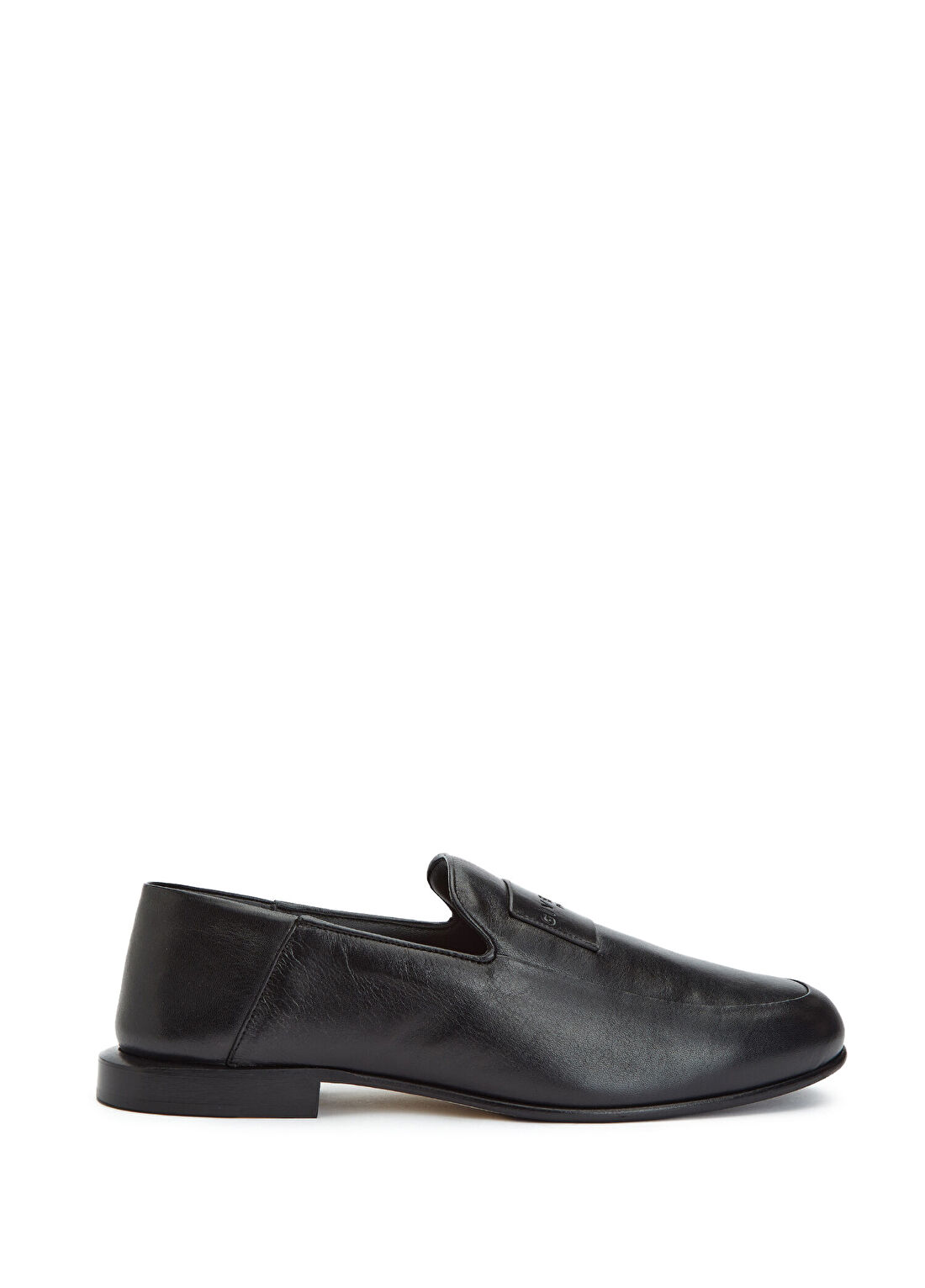 Givenchy Label Siyah Erkek Deri Loafer