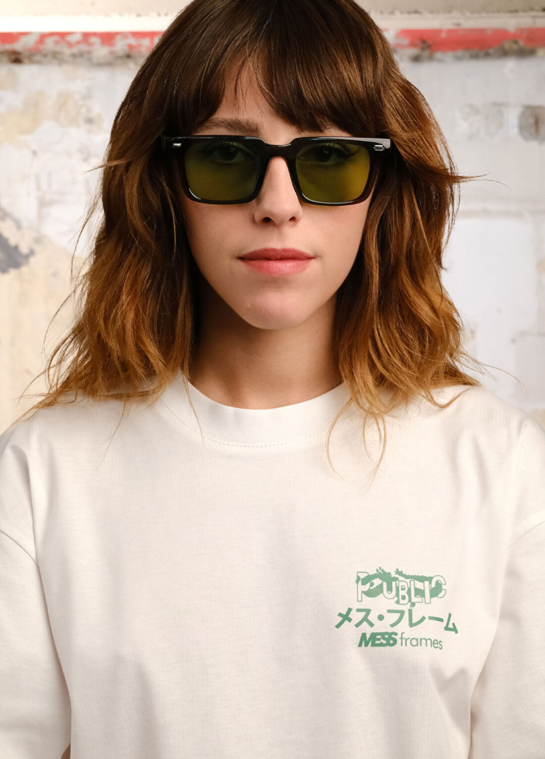 Mess Frames Edge Yeşil Güneş Gözlüğü görsel 3