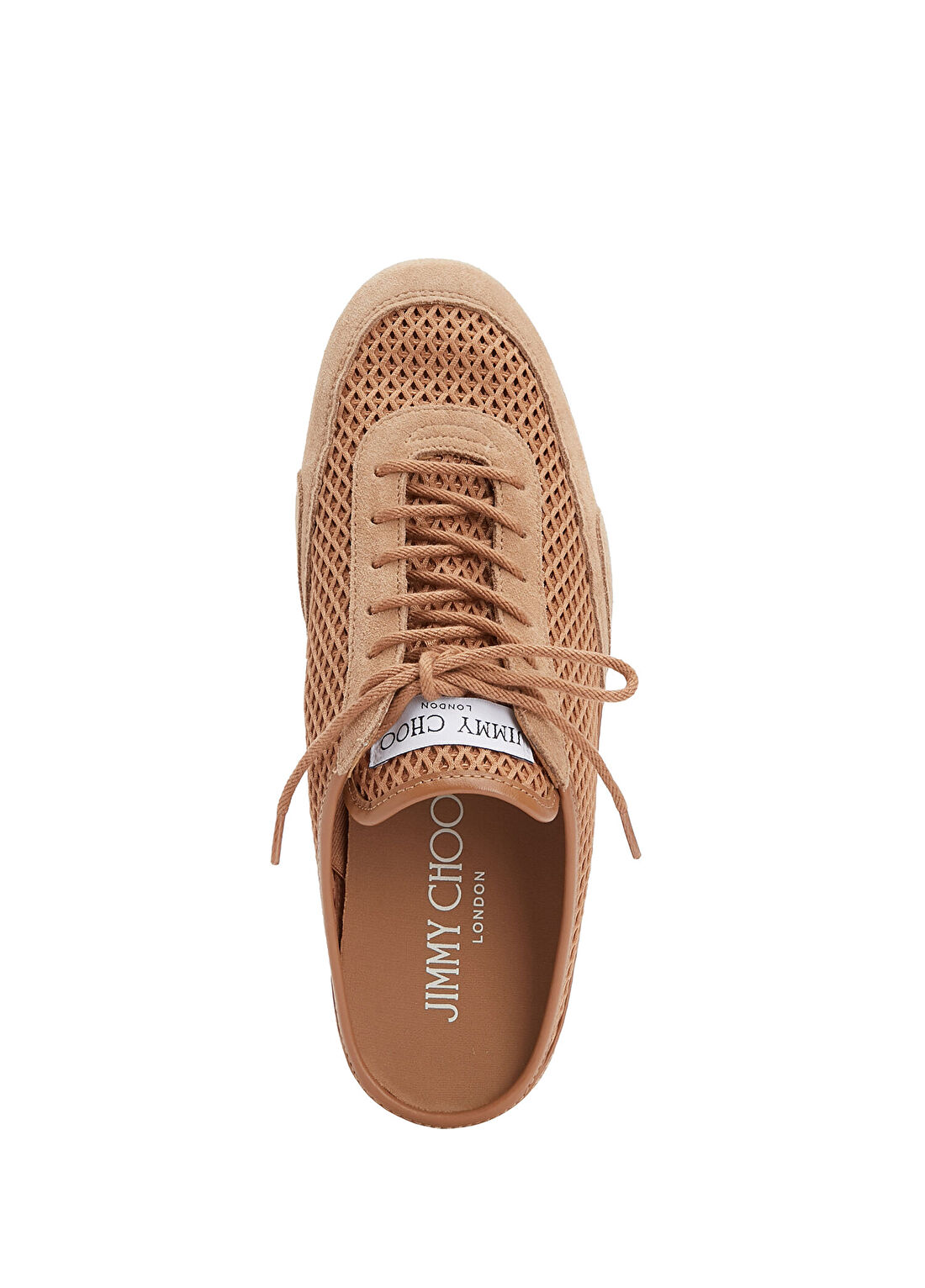 Jimmy Choo Sunny Taba Kadın Deri Sneaker görsel 4