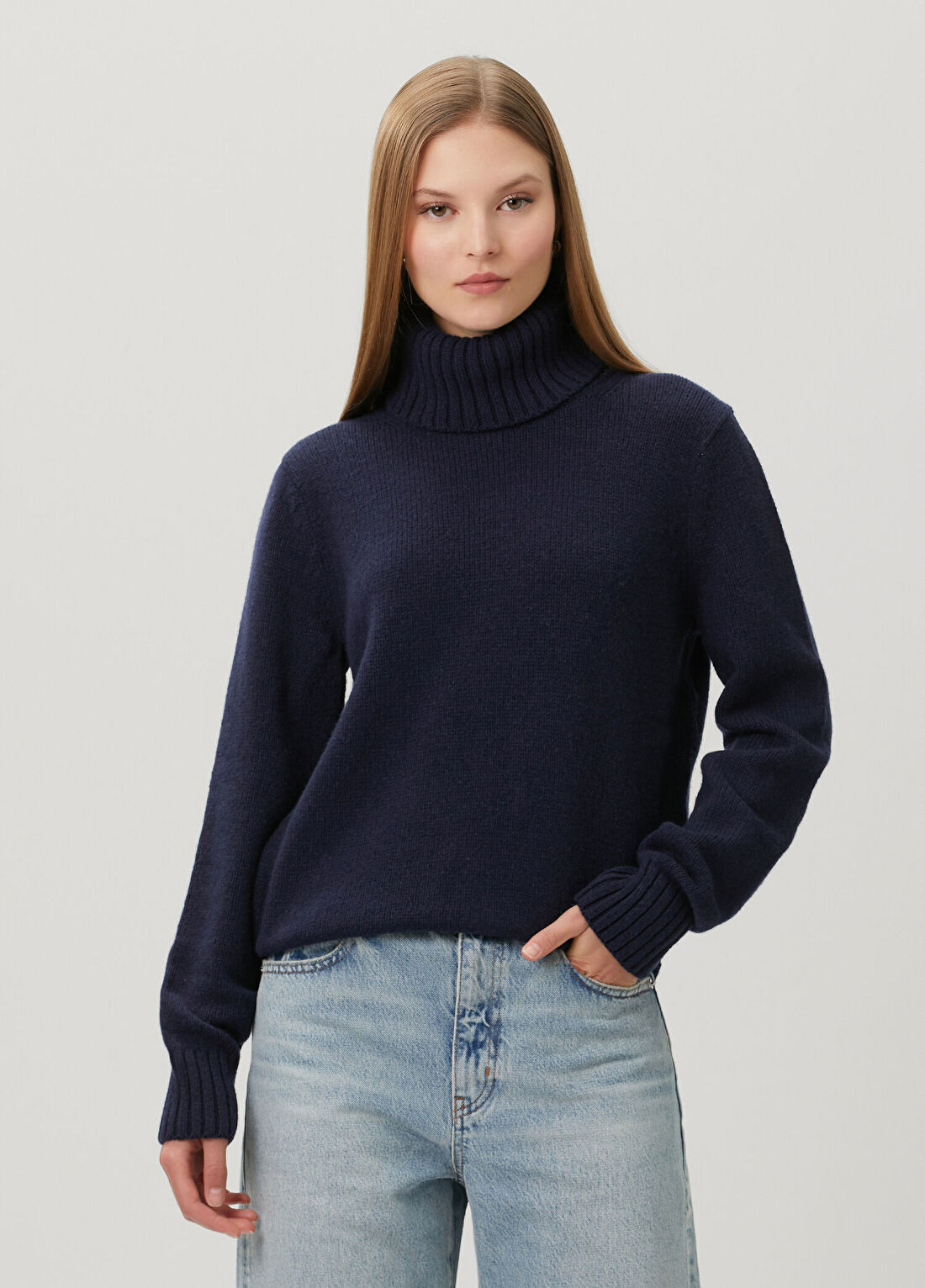 Polo Ralph Lauren Lacivert Yün Triko