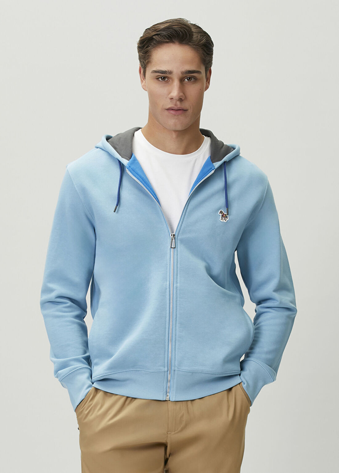 PS Paul Smith Mavi Kapüşonlu Sweatshirt