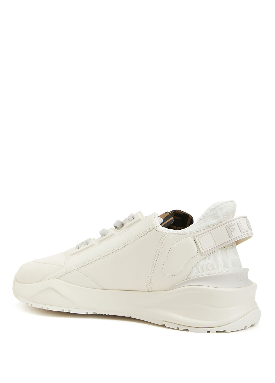 Fendi Flow Beyaz Erkek Deri Sneaker görsel 3