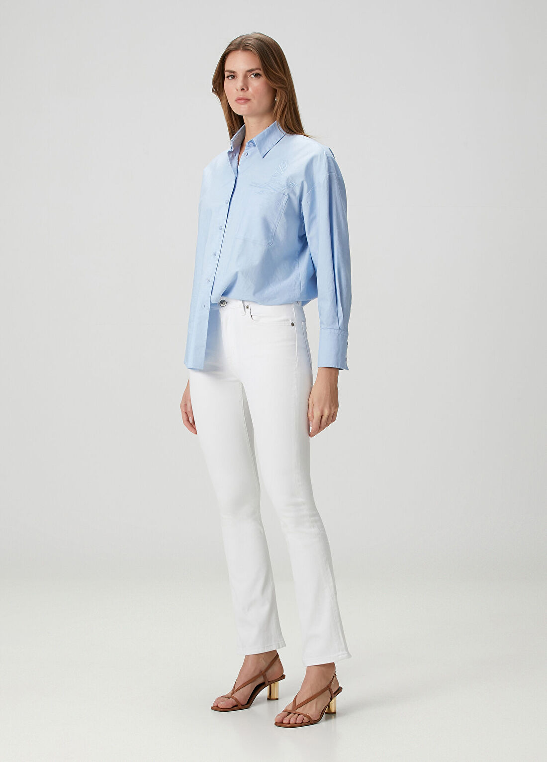Lauren Ralph Lauren Beyaz Jean Pantolon