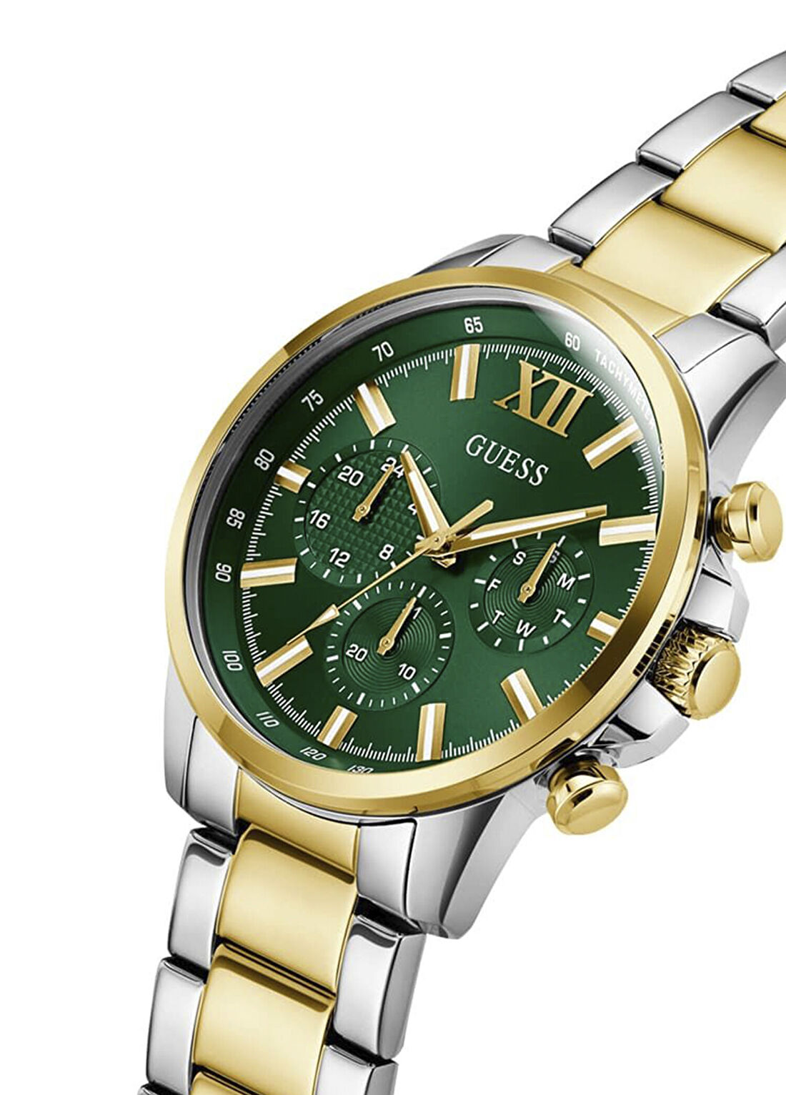 Guess GUGW0900G5 Altın Rengi Metalik Gri Çelik Erkek Kol Saati görsel 3
