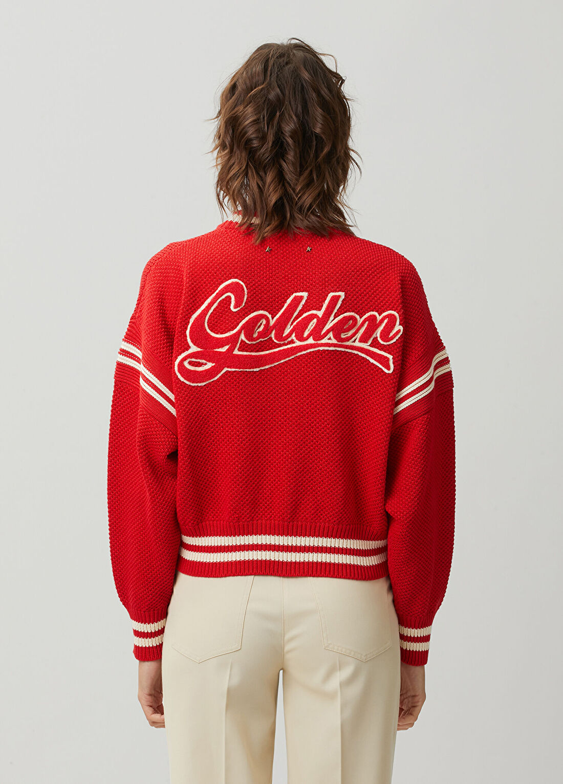 Golden Goose Kırmızı Triko görsel 4
