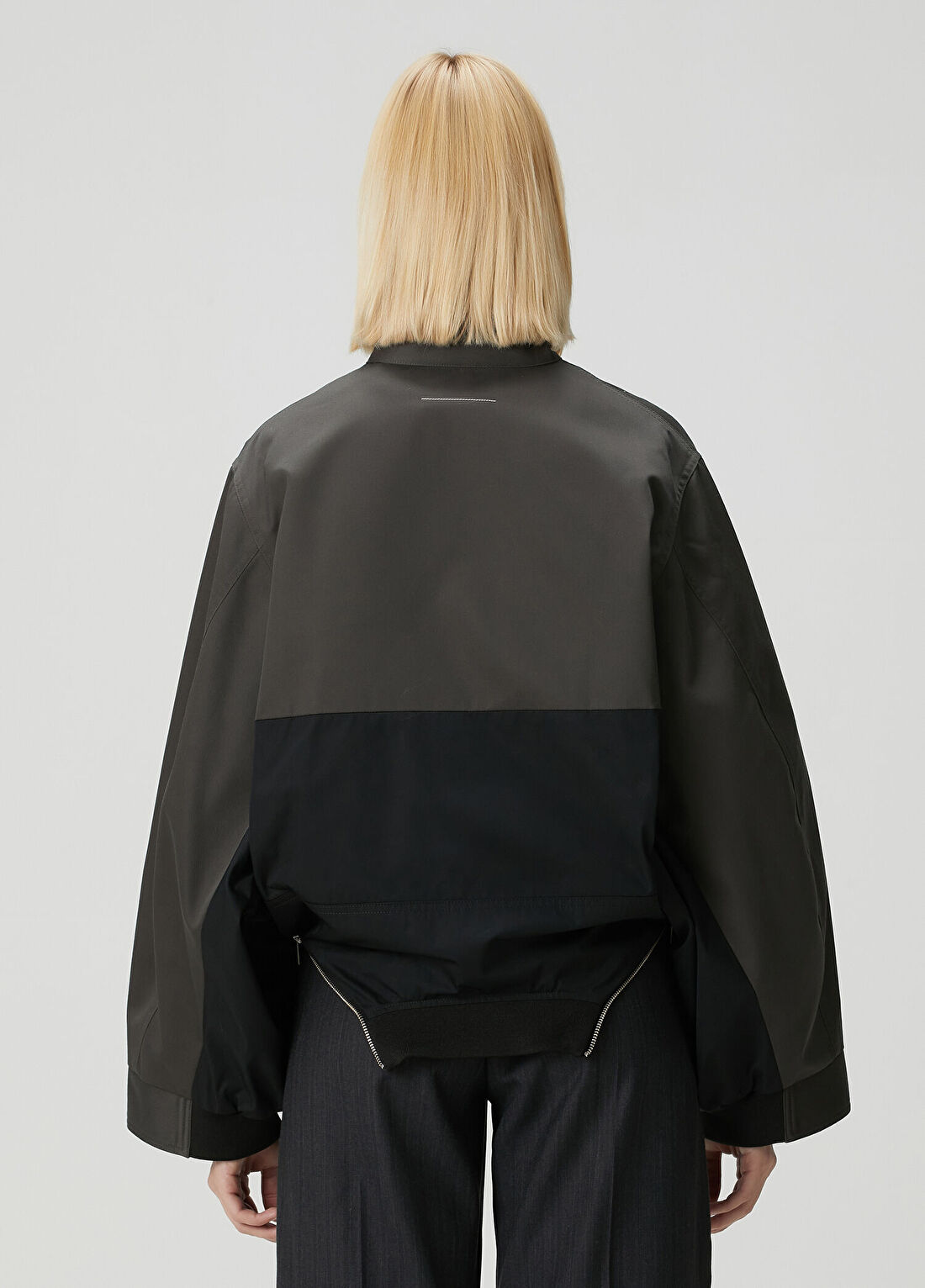 MM6 Maison Margiela Siyah Antrasit Ceket görsel 4