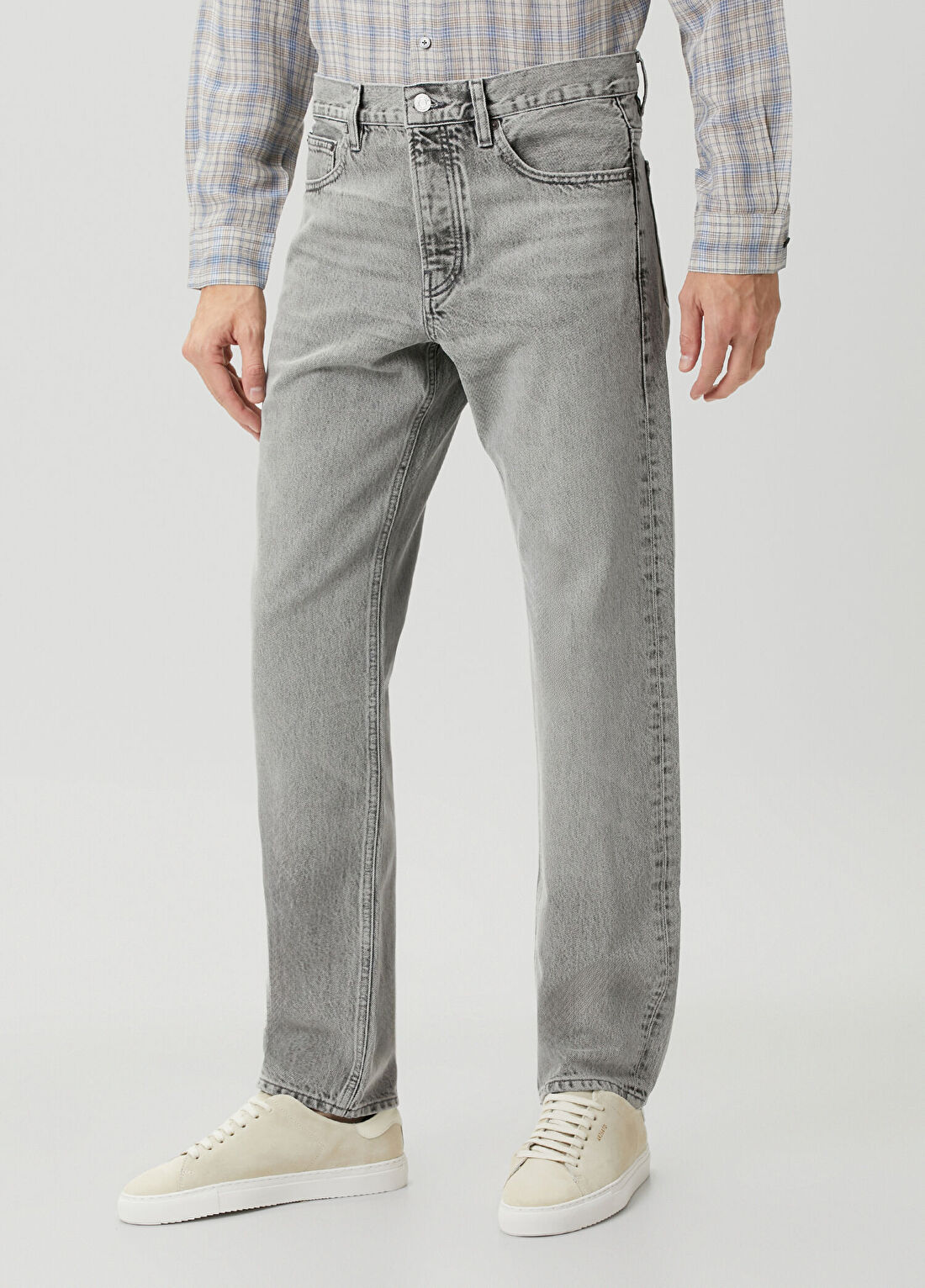 Frame Denim Gri Jean Pantolon görsel 2
