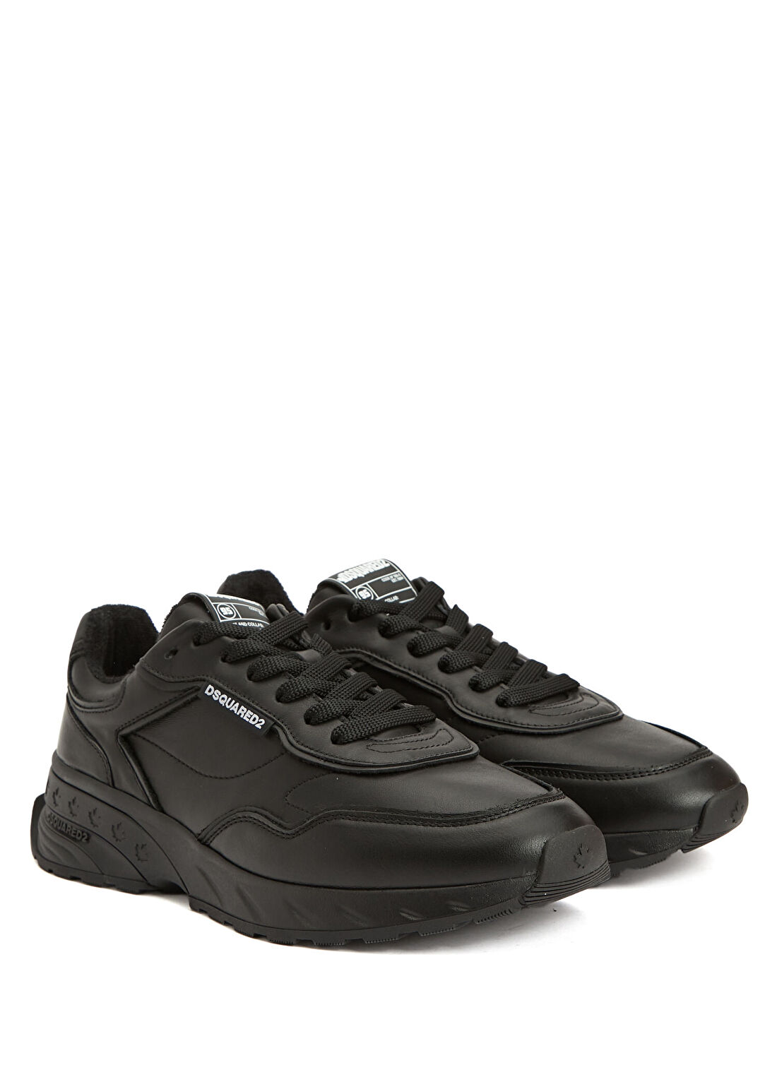 Dsquared2 Runner Siyah Erkek Deri Sneaker görsel 3