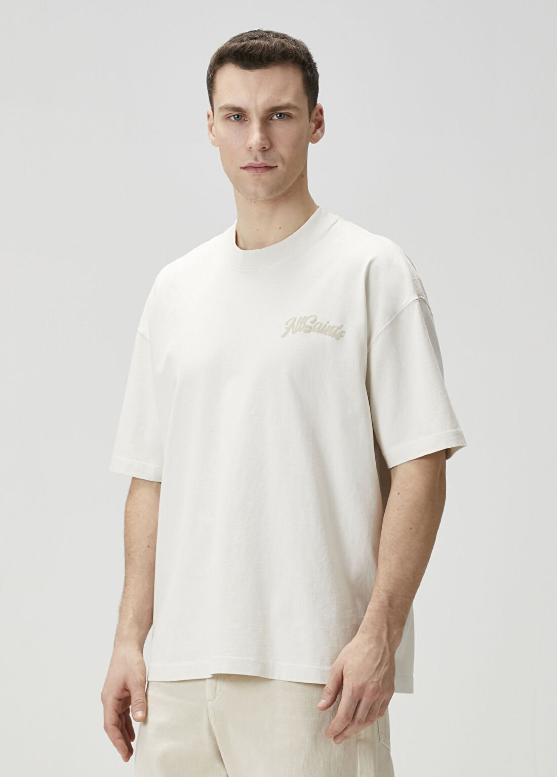 AllSaints Odyssey Beyaz T-shirt görsel 3