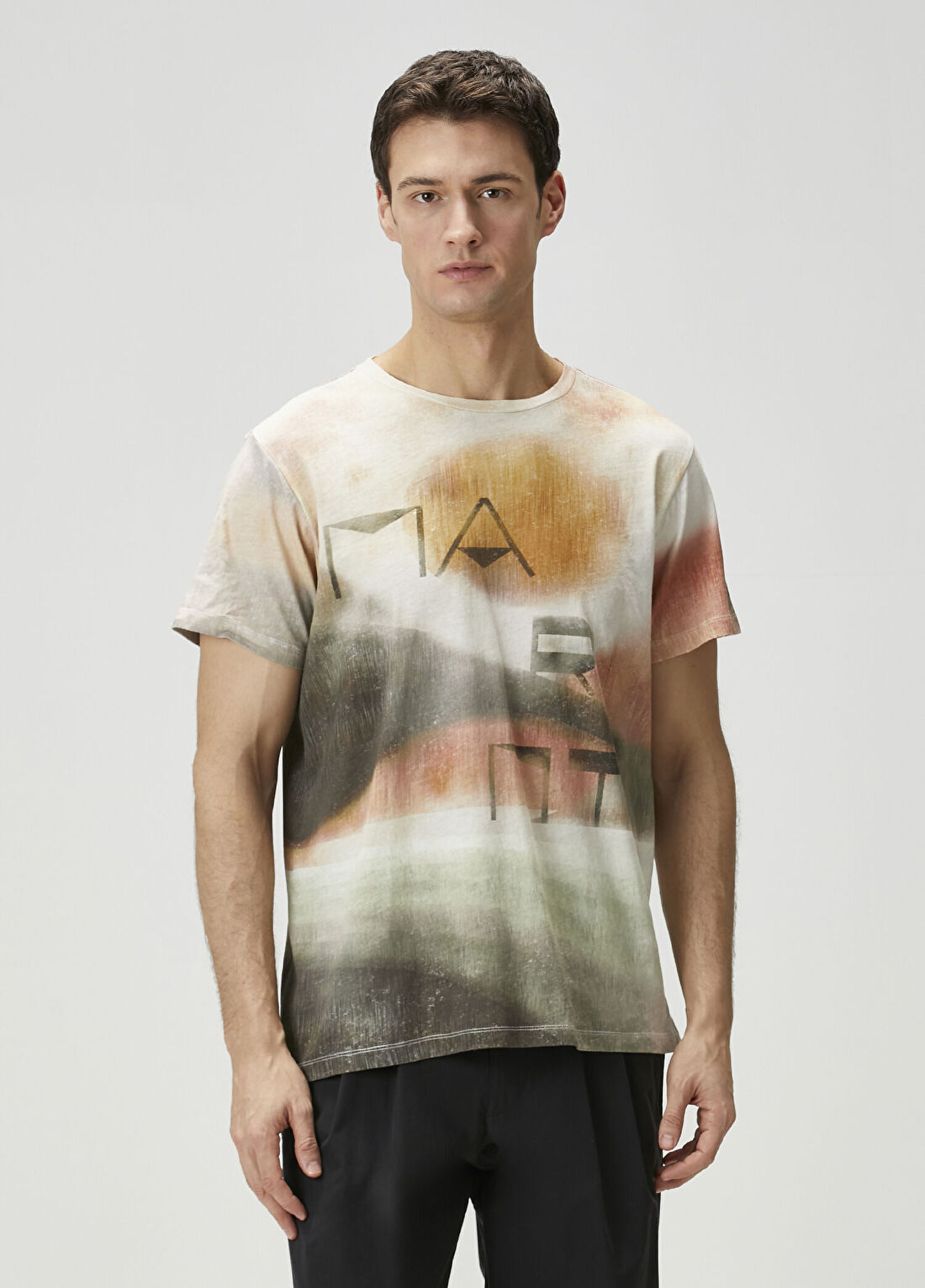 Marant Zaffim Çok Renkli Bej T-shirt