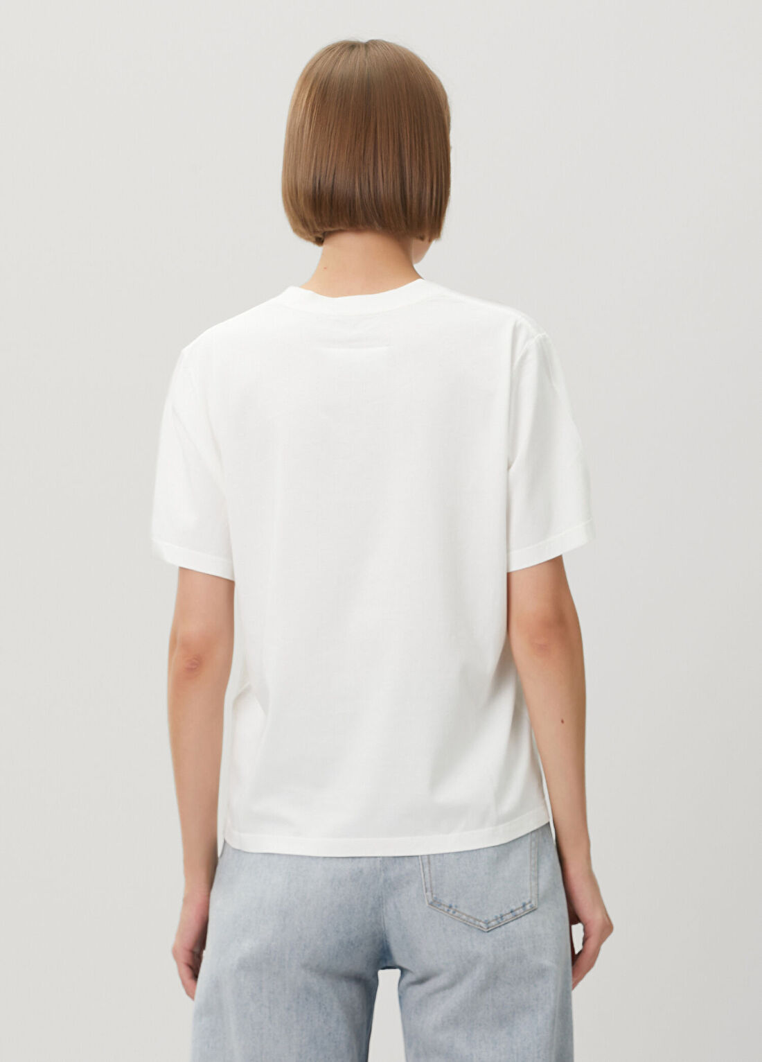 MM6 Maison Margiela Beyaz T-shirt görsel 4