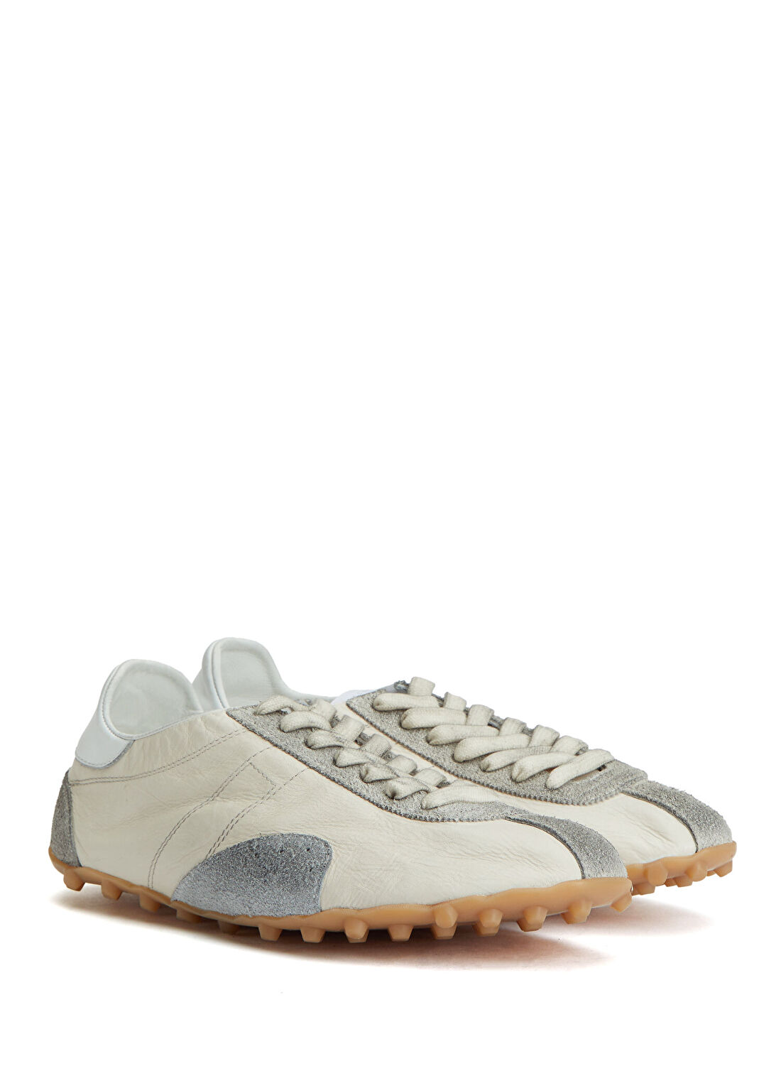 Maison Margiela Sprinters Ekru Kadın Deri Sneaker görsel 2