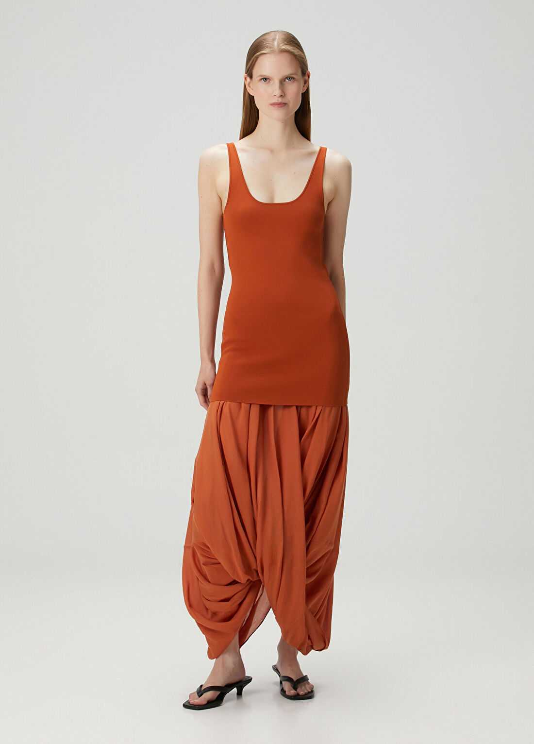 Toteme Cocoon Kiremit Maksi Atlet Elbise